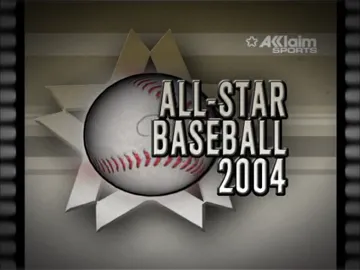 All-Star Baseball 2004 featuring Derek Jeter screen shot title